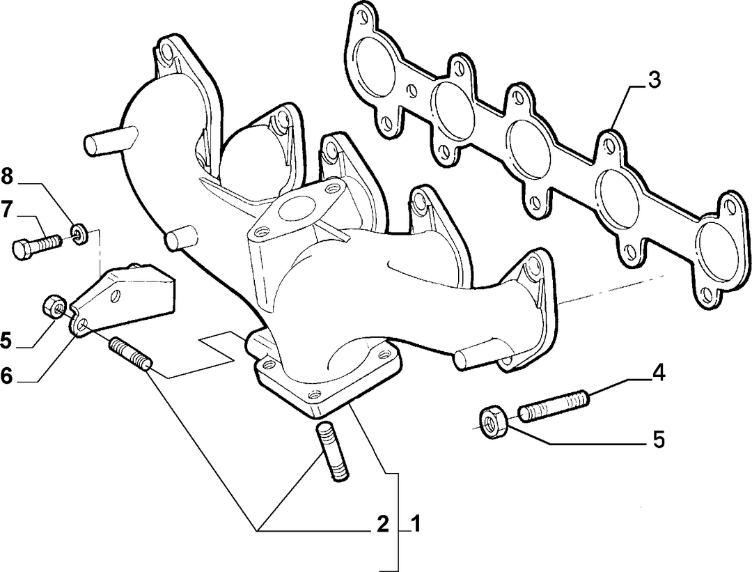 EXHAUST MANIFOLD 2