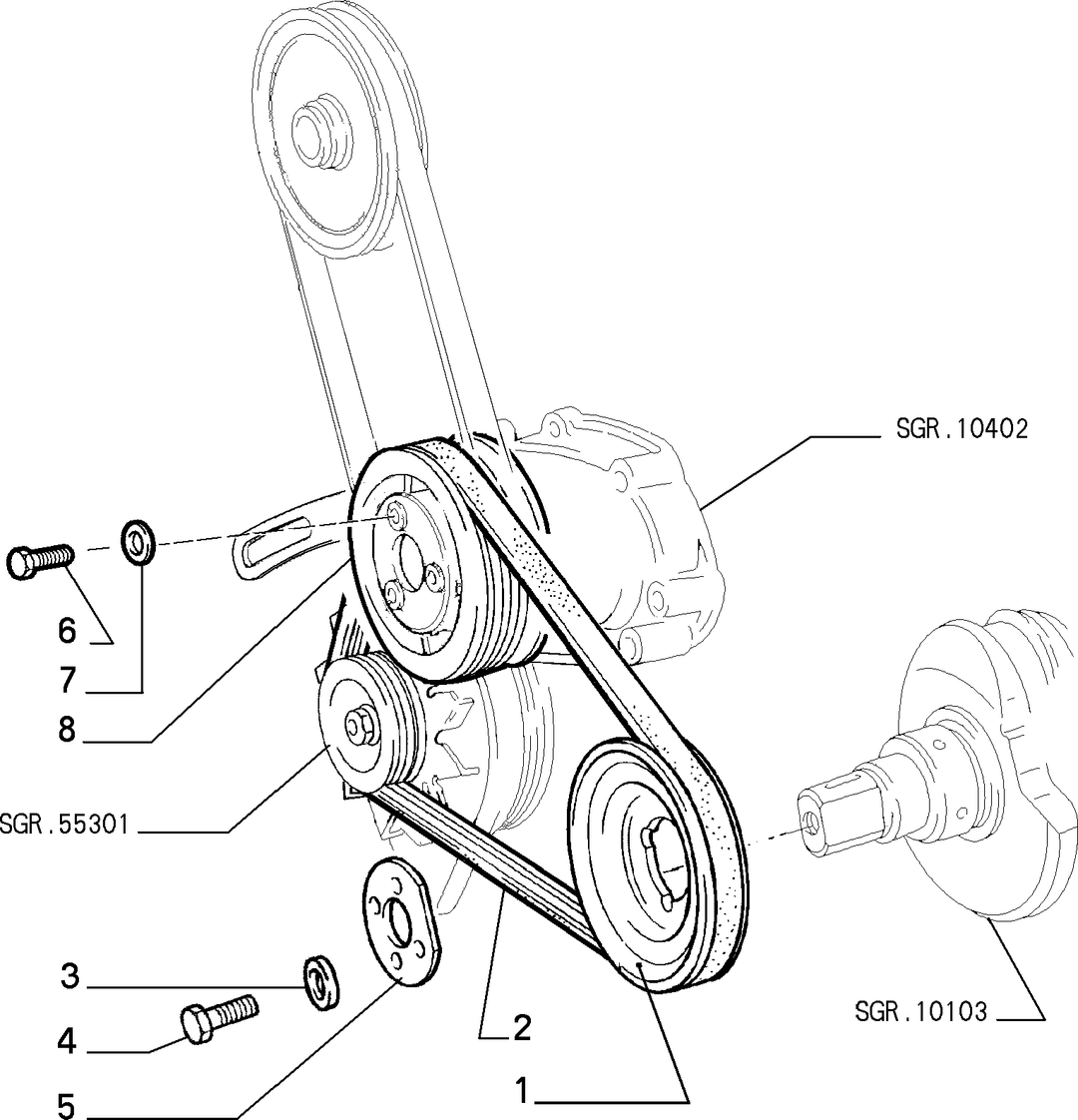 VARIOUS CONTROLS (BELTS AND PULLEYS) 11