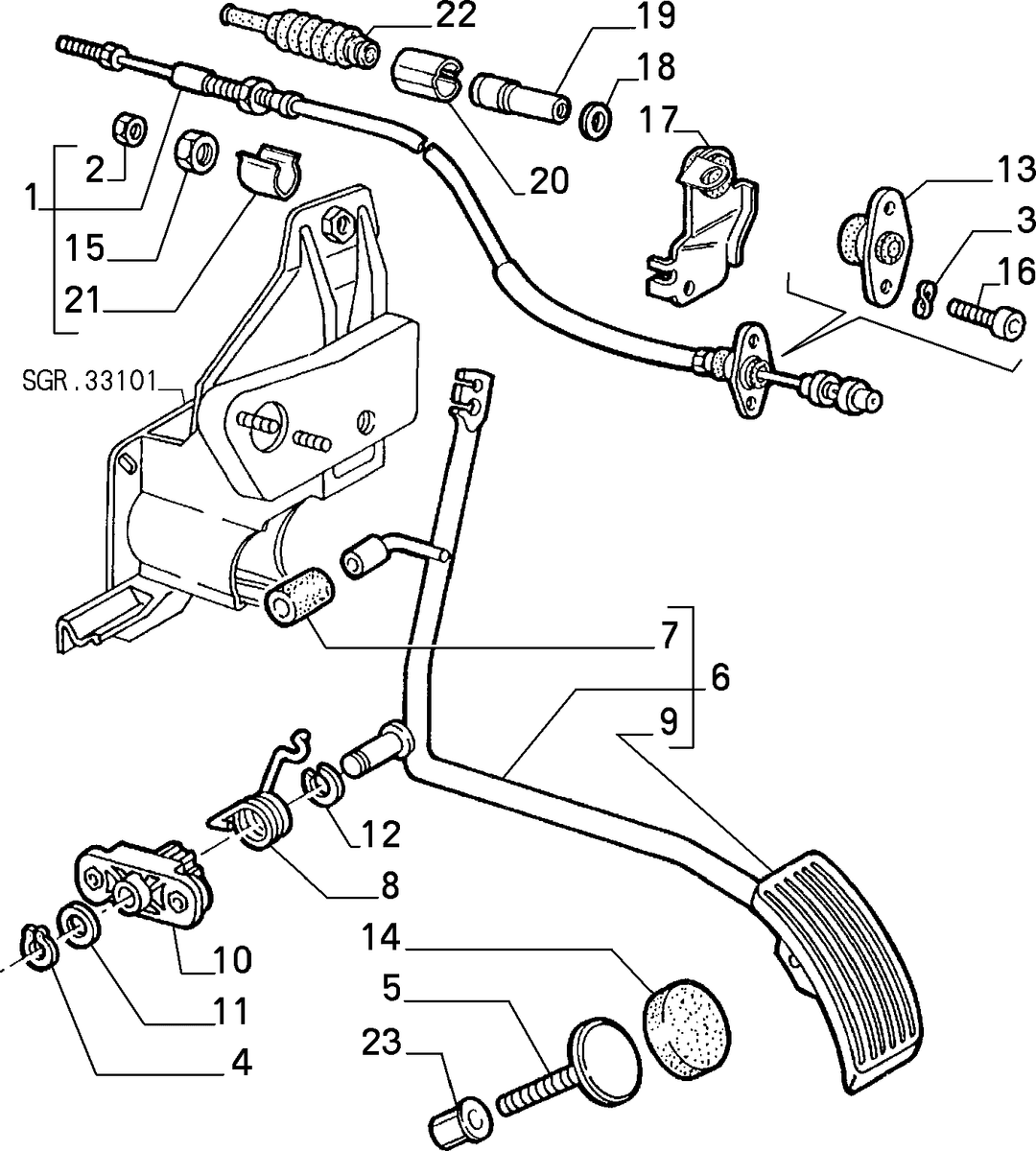 ACCELERATOR CONTROL LINKAGE 