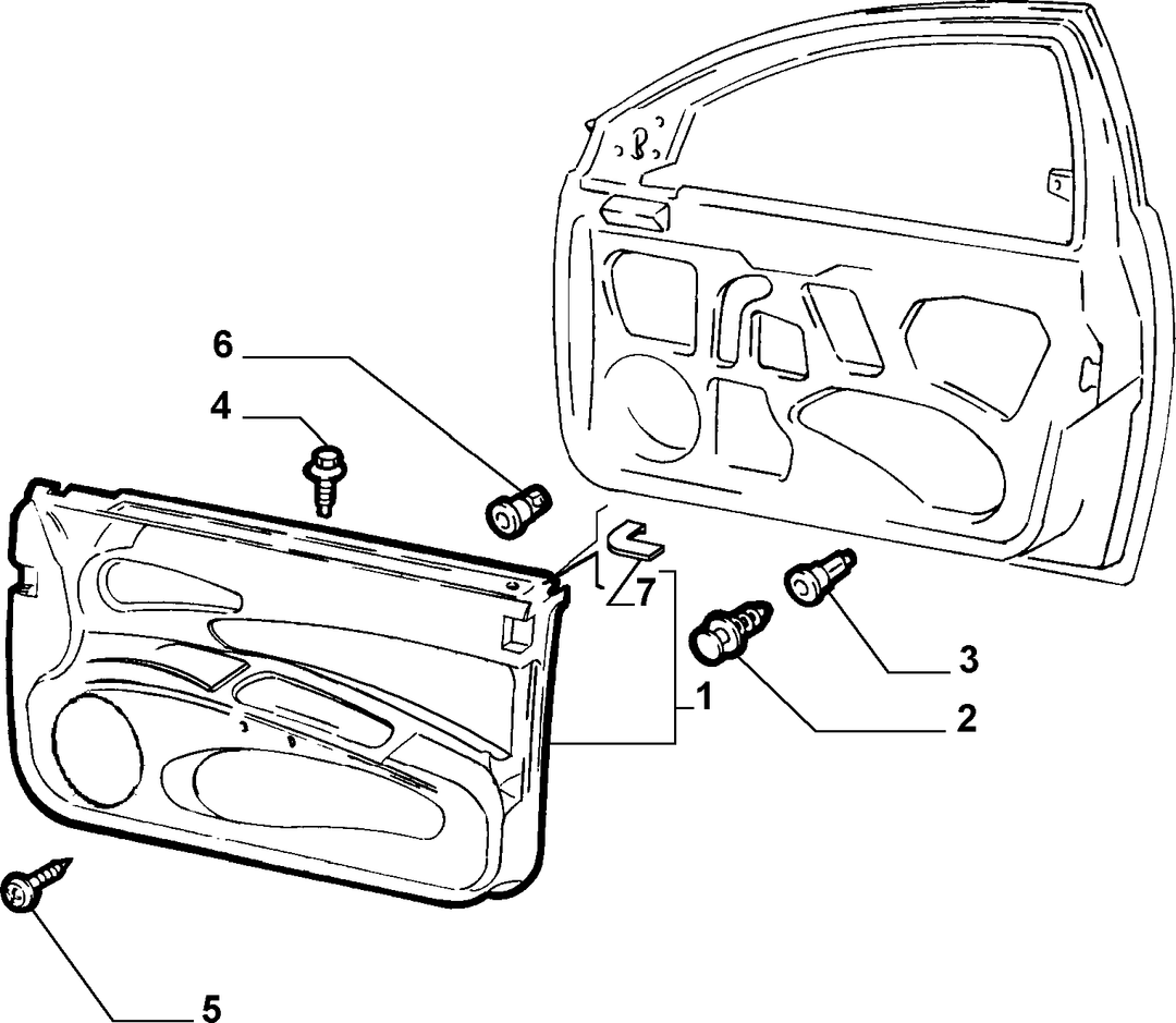 INTERIOR PANELS FOR FRONT SIDE DOORS 9