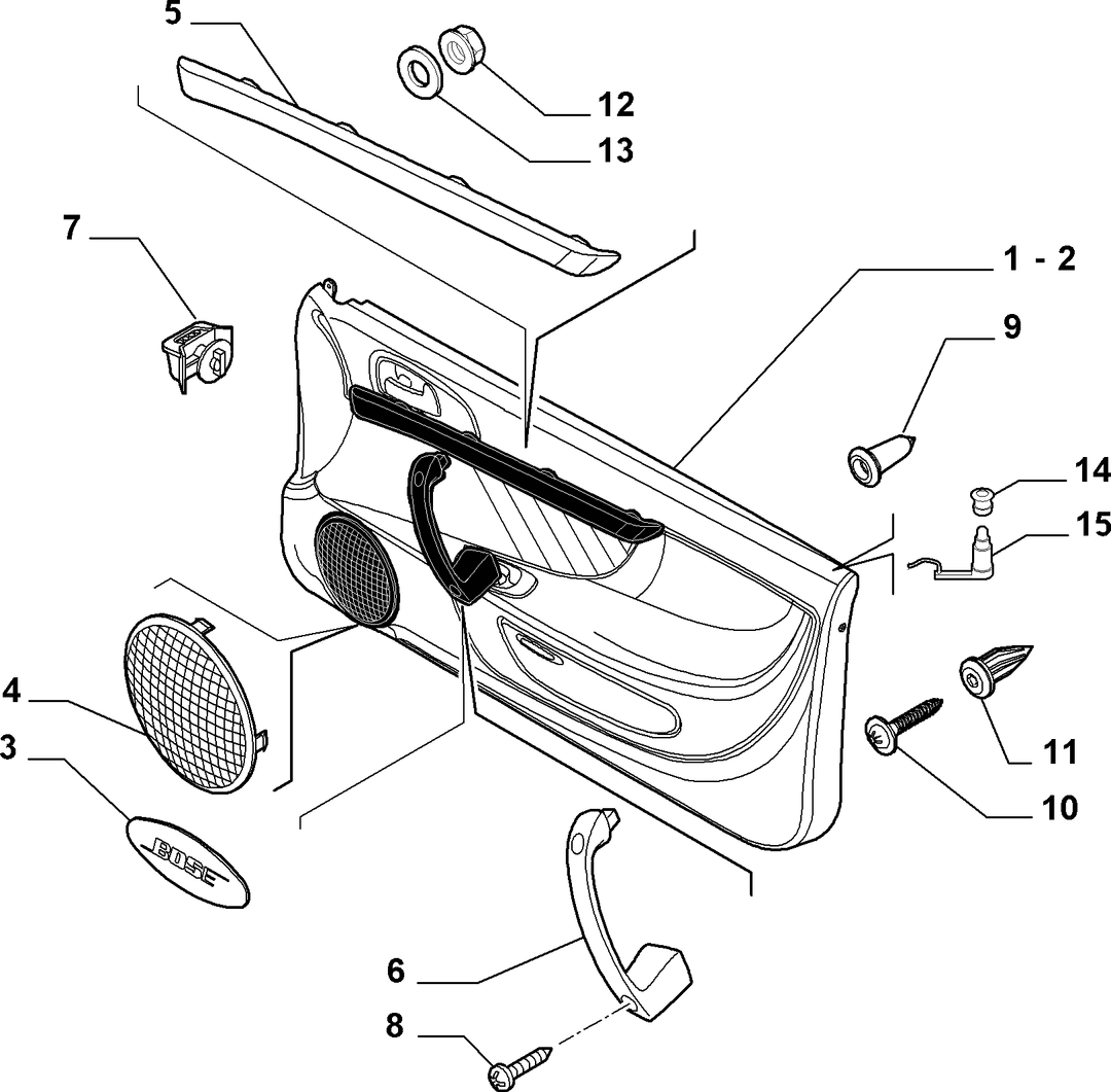 INTERIOR PANELS FOR FRONT SIDE DOORS 2