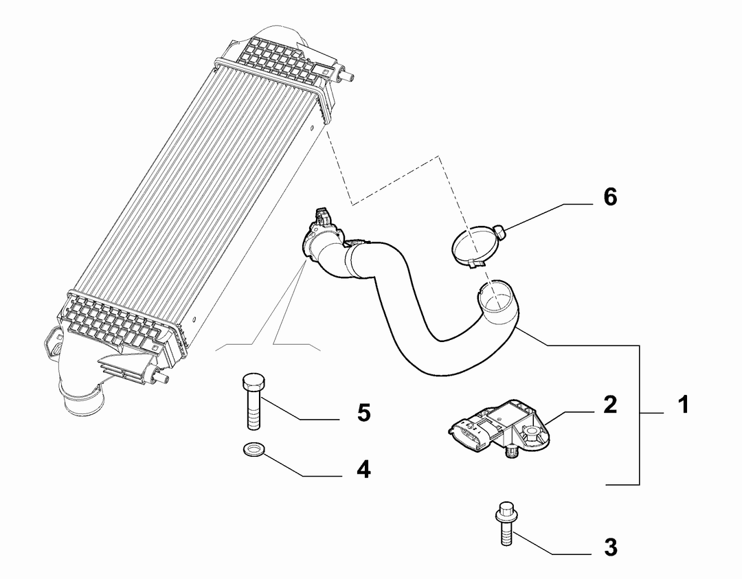 COOLER PIPING SUCTION DUCT