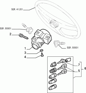KEY SWITCH IGNITION 