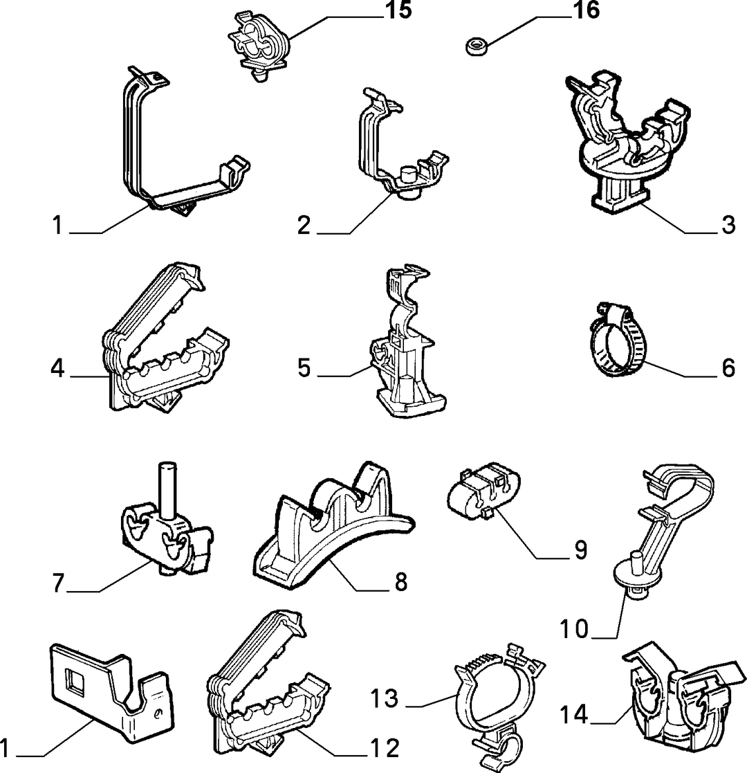 BRAKING SYSTEM FIXINGS  2