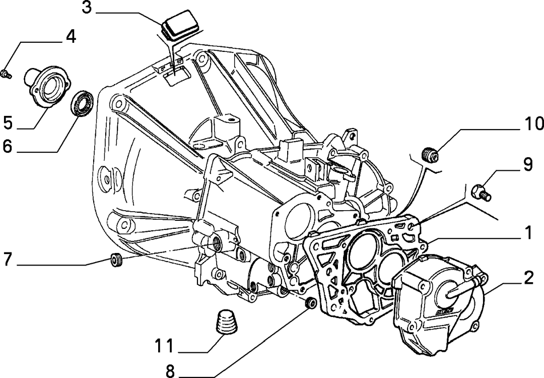 TRANSMISSION AND DIFFERENTIAL UNIT, CASING AND COVERS 5
