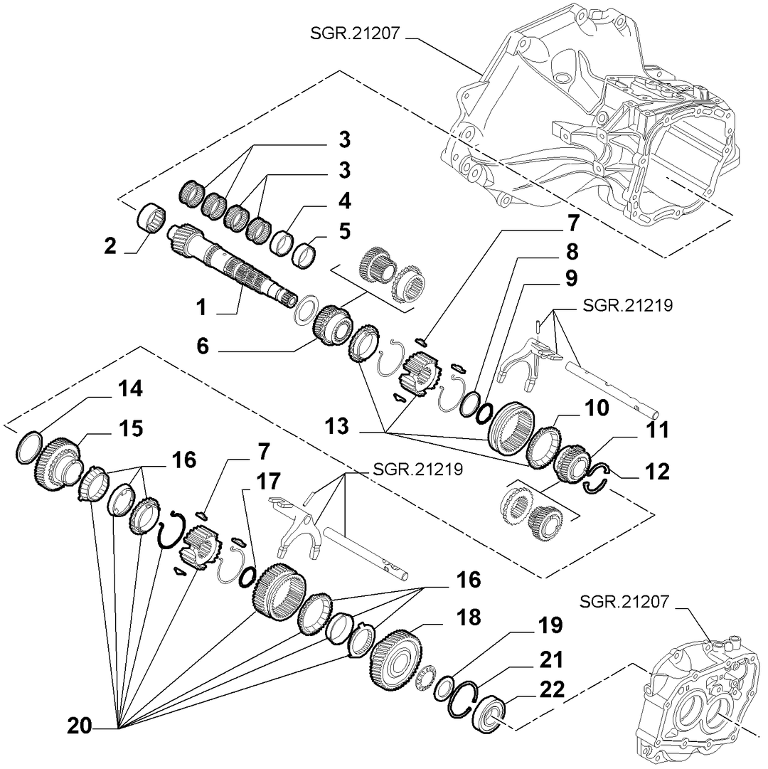 TRANSMISSION GEARS 12