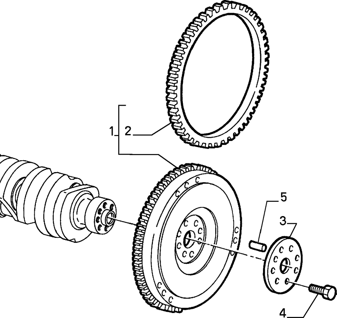 CRANKSHAFT AND FLYWHEEL 6