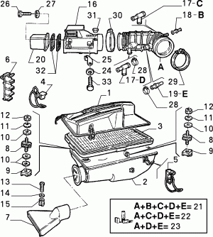 AIR FILTER AND PIPING