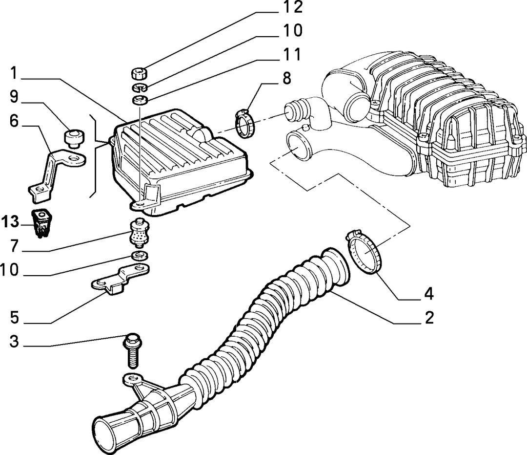 AIR FILTER AND PIPING 1