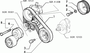 VARIOUS CONTROLS (BELTS AND PULLEYS)