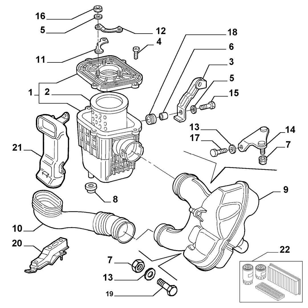 AIR FILTER AND PIPING 2