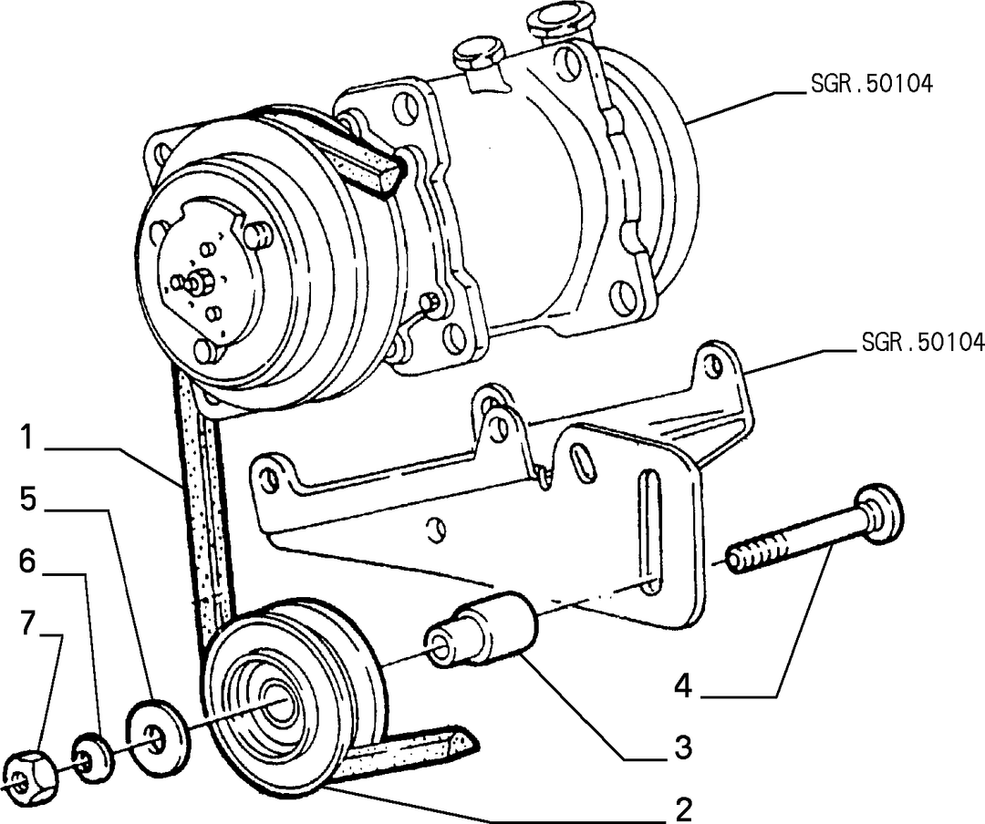 VARIOUS CONTROLS (BELTS AND PULLEYS) 4