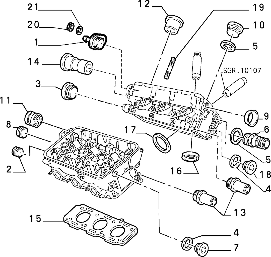 BLOCK AND CYLINDER HEAD 10