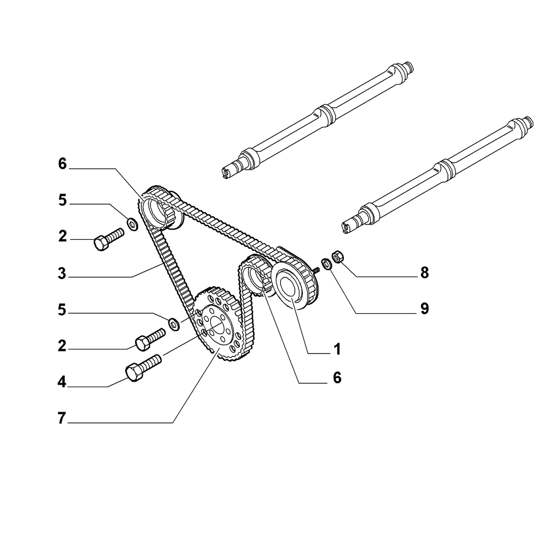 VARIOUS CONTROLS (BELTS AND PULLEYS) 4