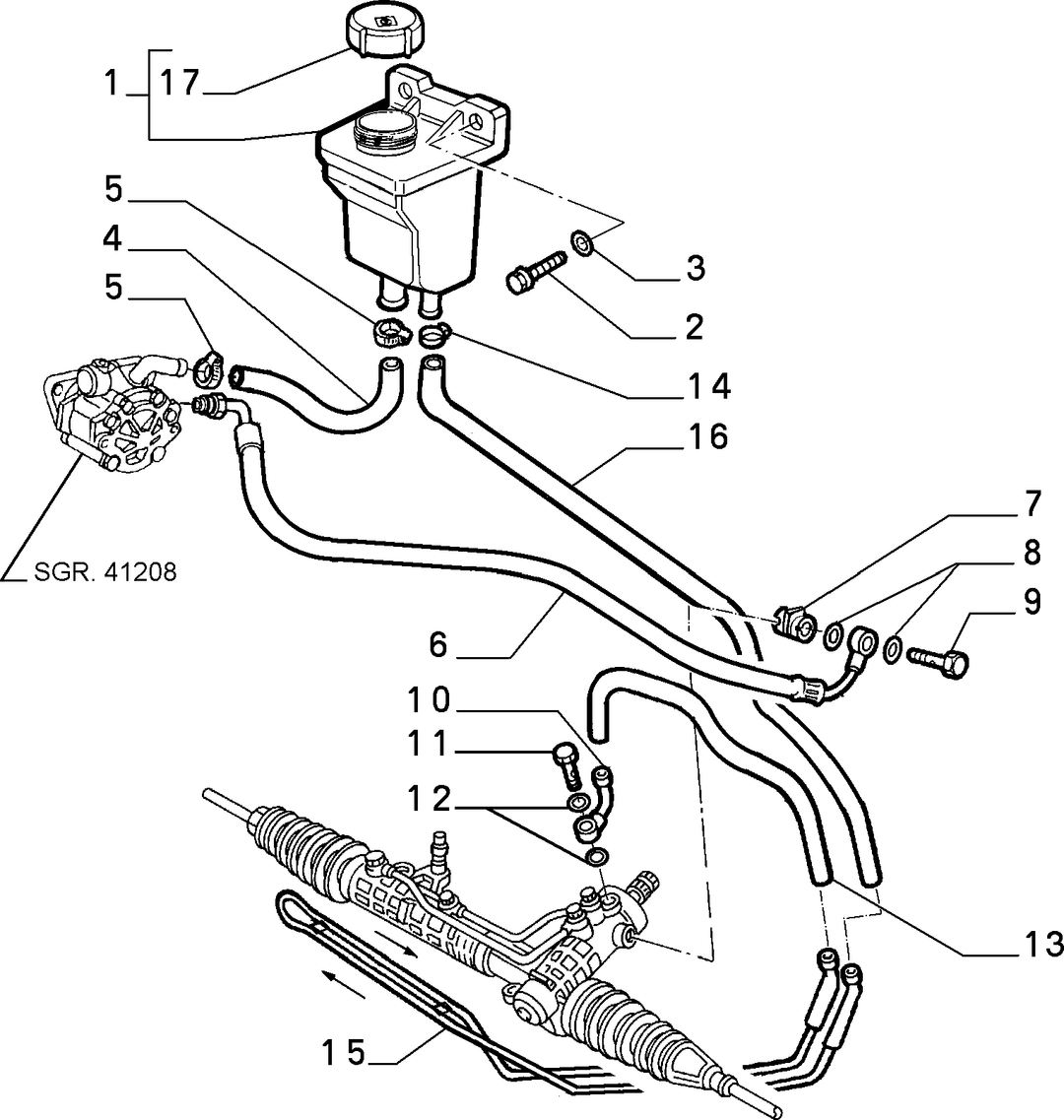 POWER STEERING HYDRAULIC SYSTEM 5