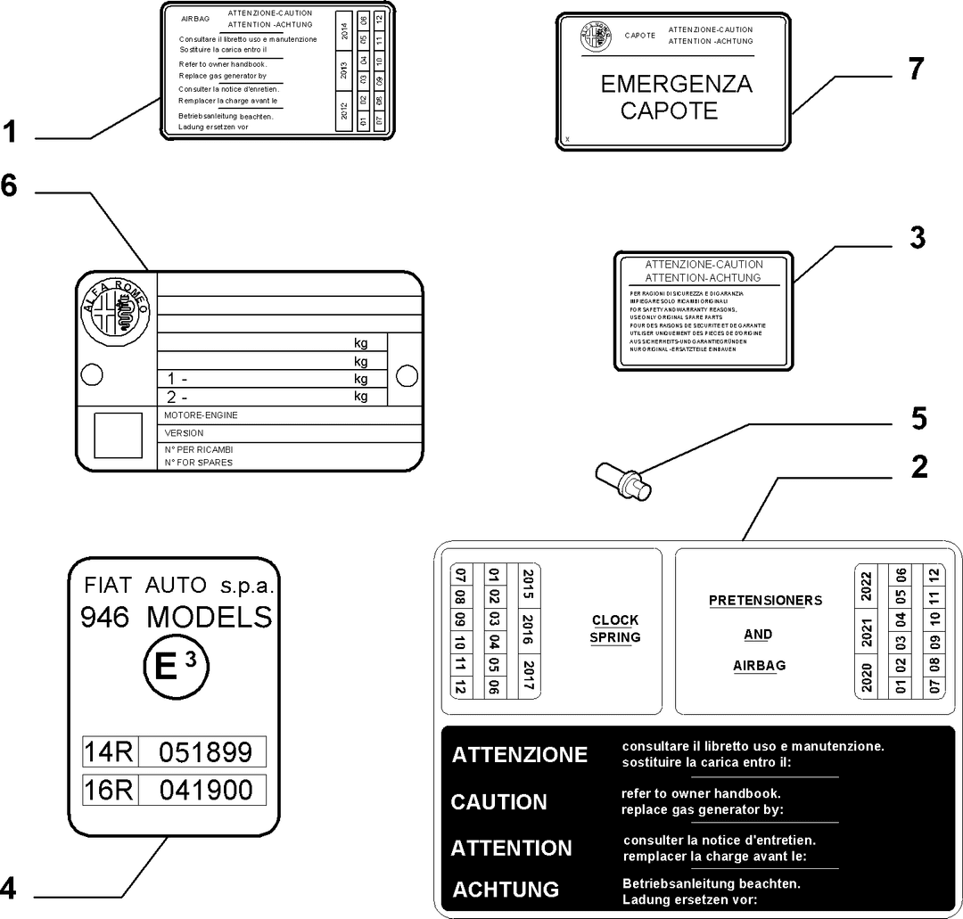 PRESCRIPTION AND INFORMATION NAME PLATE  2