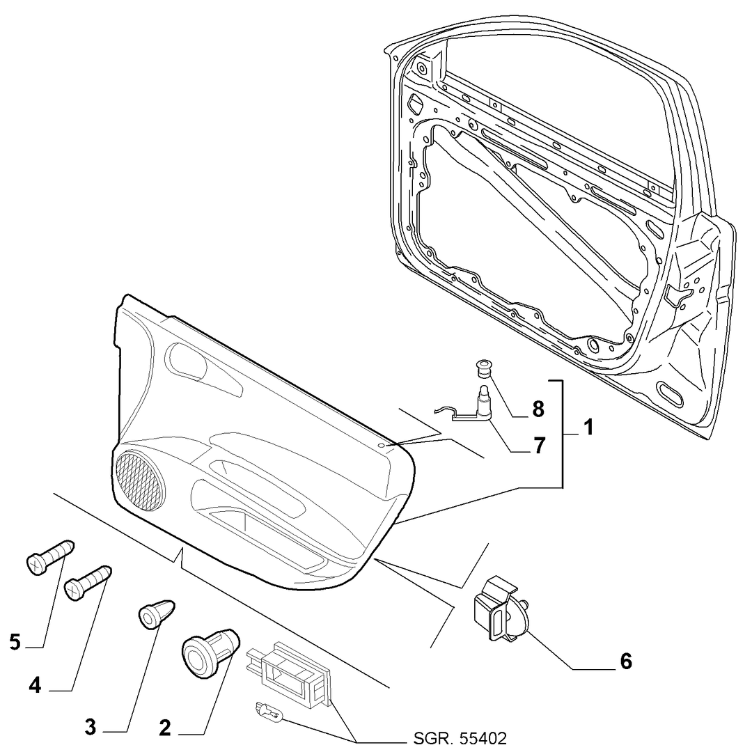 INTERIOR PANELS FOR FRONT SIDE DOORS 4