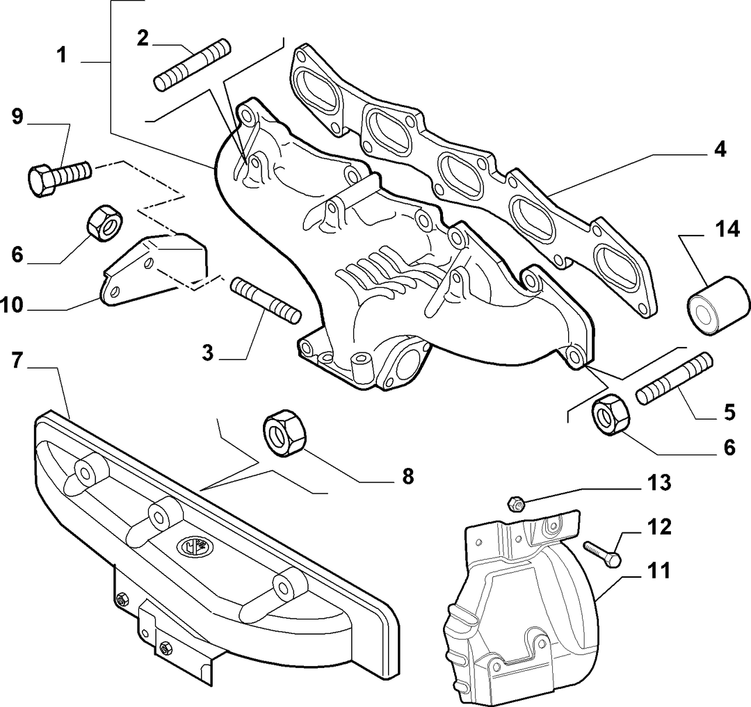 EXHAUST MANIFOLD 9