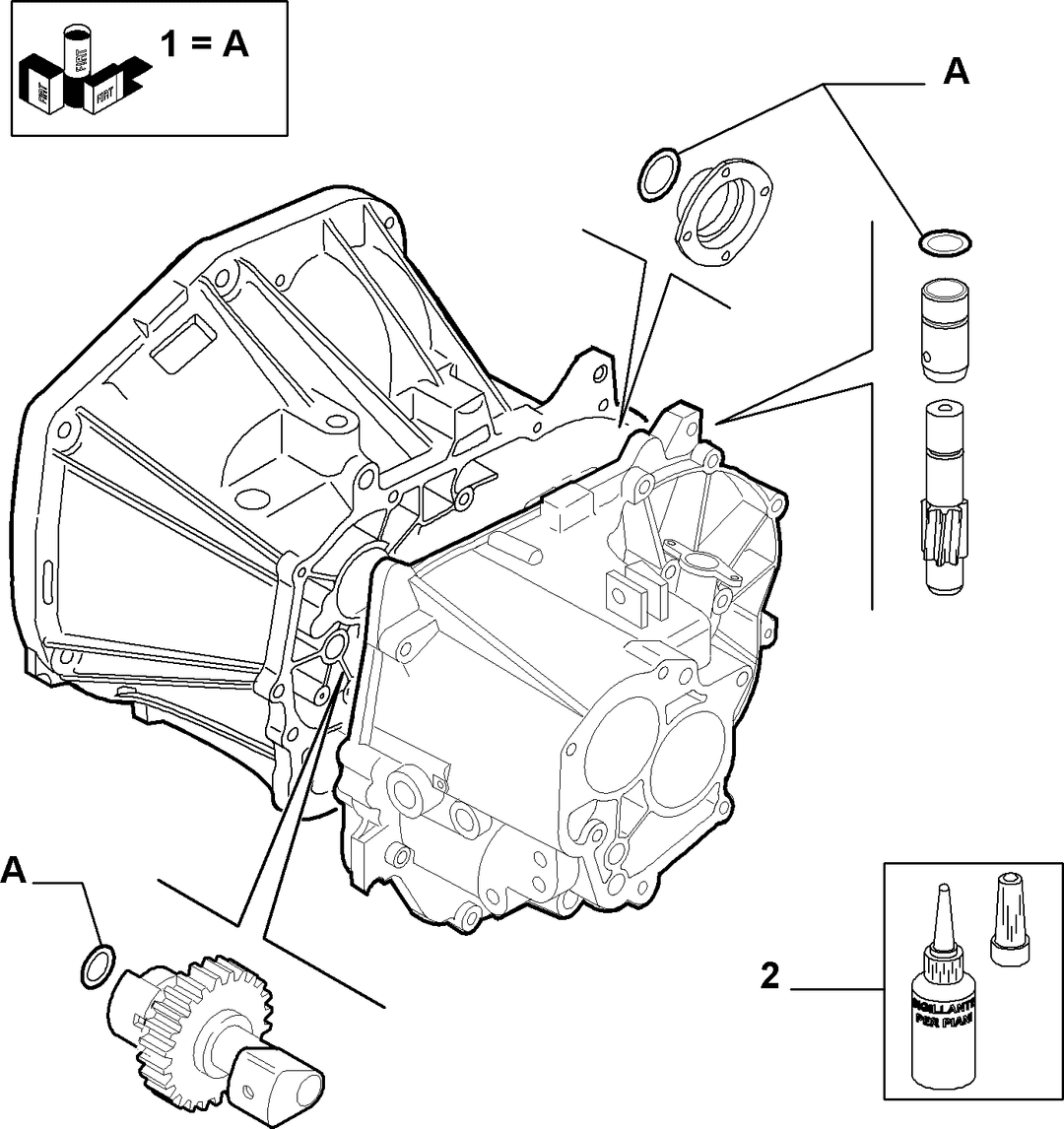TRANSMISSION AND DIFFERENTIAL UNIT, CASING AND COVERS 6