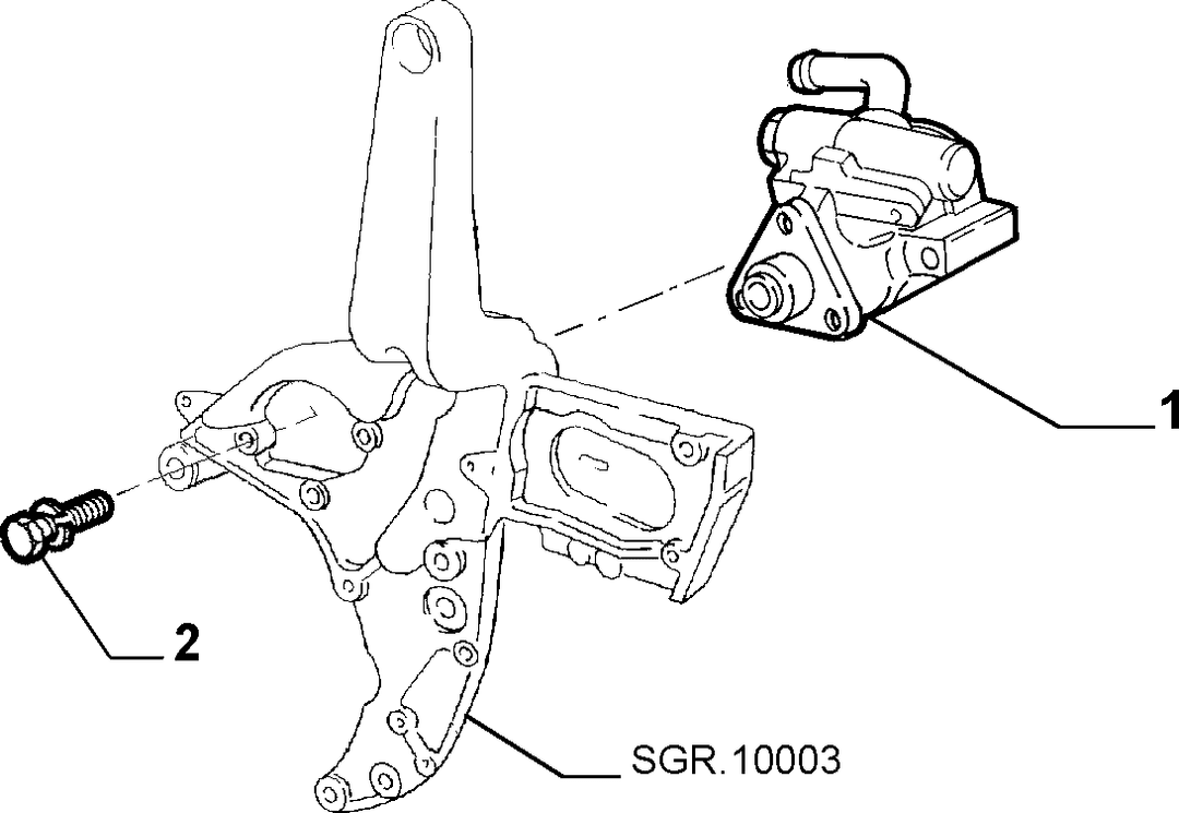 POWER STEERING PUMP 6
