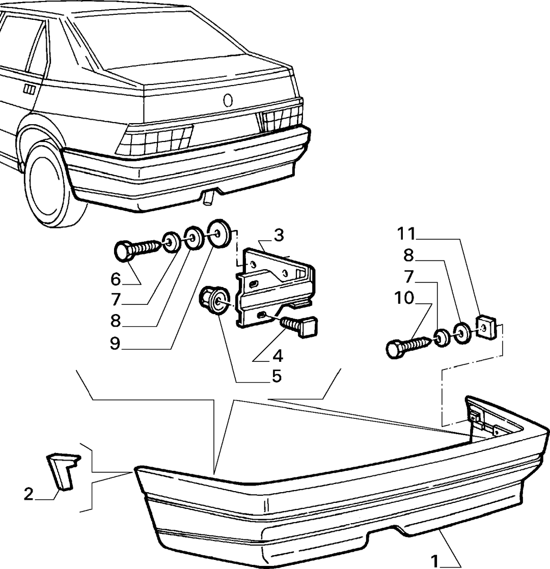 REAR BUMPER 1