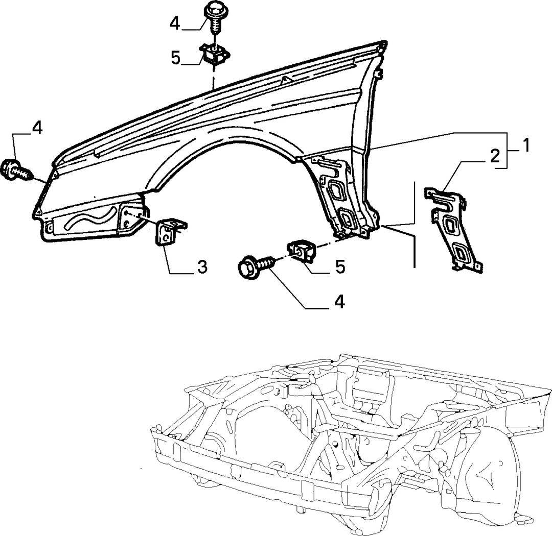 BODYSHELL, PANELS (FRONT PART) 