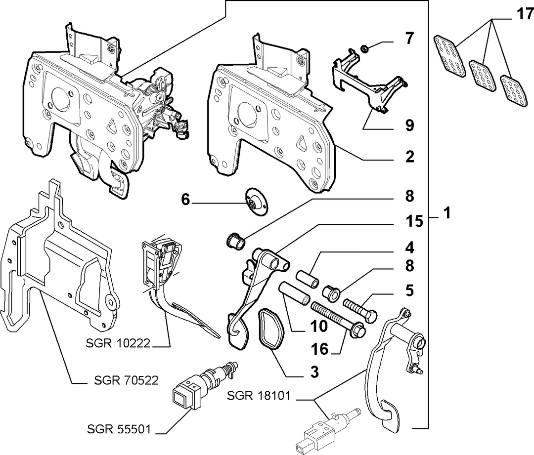 BRAKE PEDAL CONTROL 2