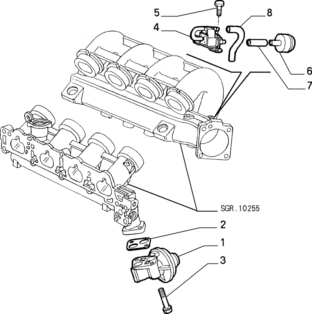 EXHAUST GAS CONTROL DEVICE 1