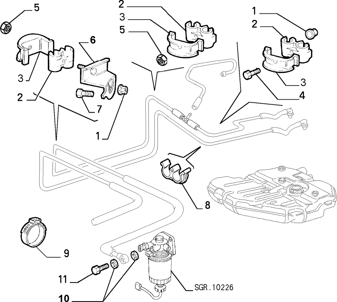 FUEL TANK PIPING 18