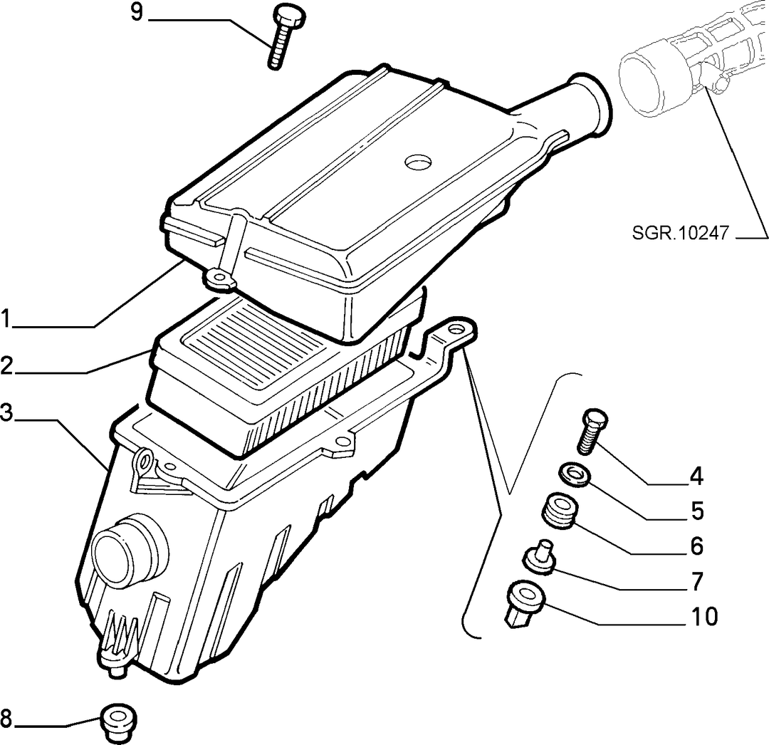 AIR FILTER AND PIPING 6