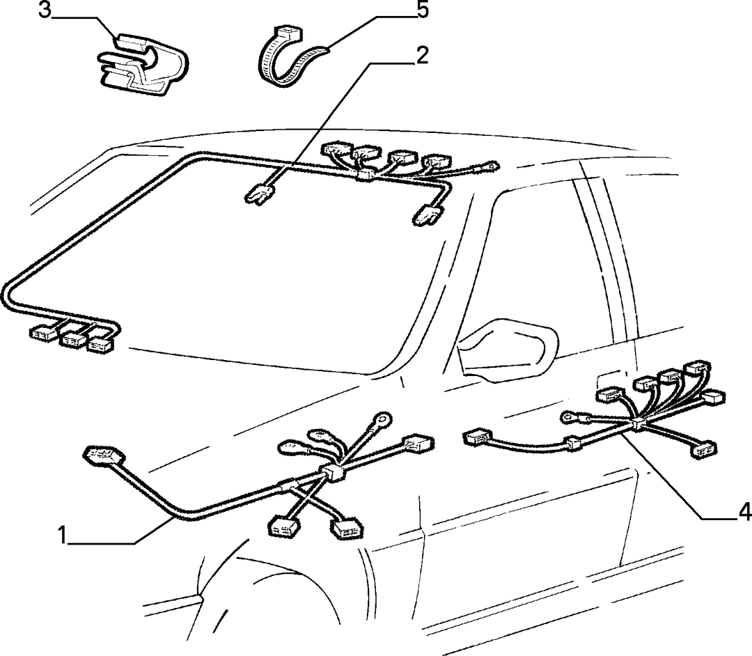 CABLE SET (CENTRAL PART) 7