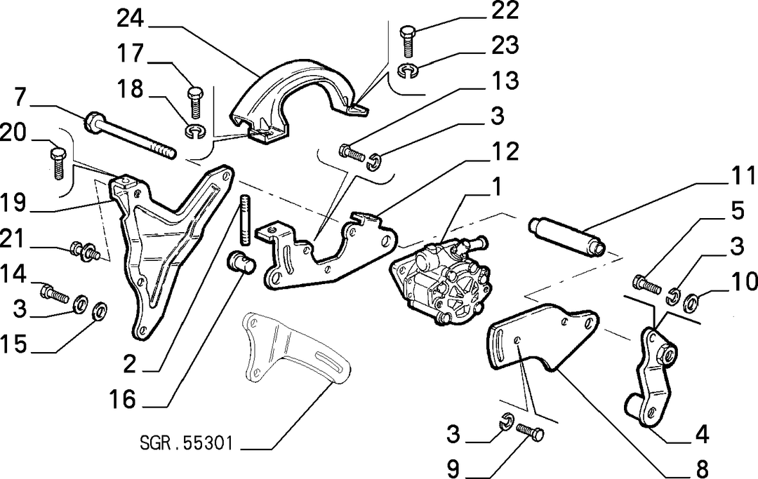 POWER STEERING PUMP 5