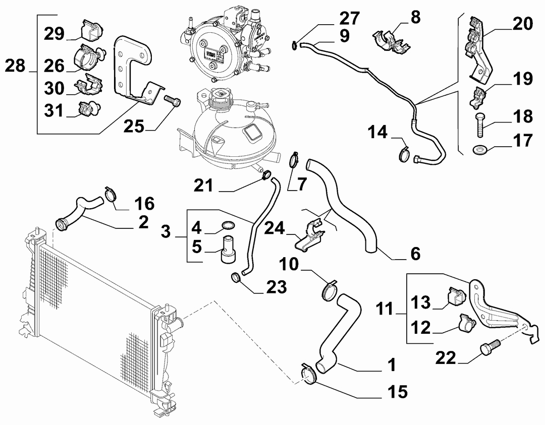 RADIATOR PIPING 3