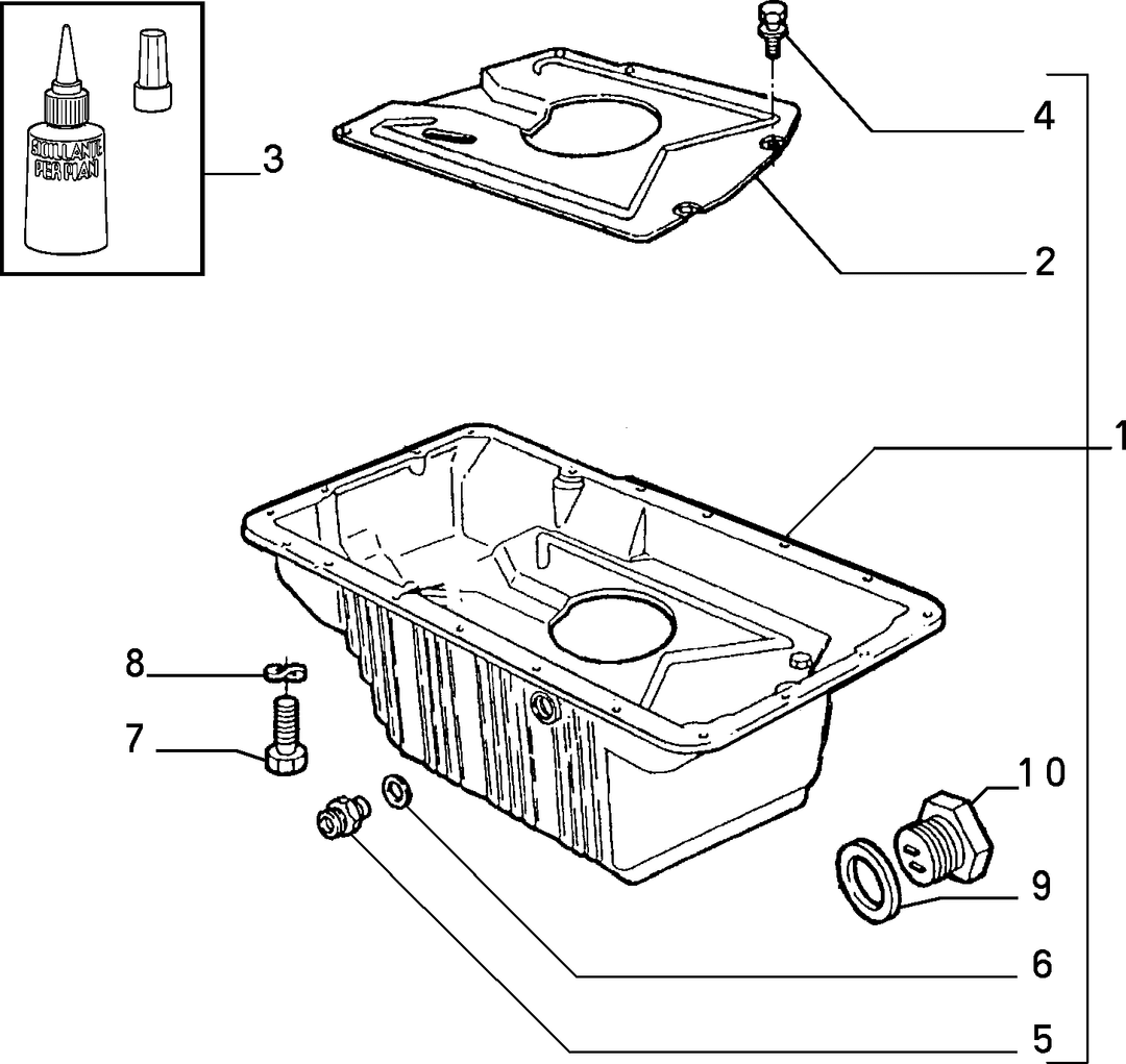 BLOCK SUMP AND COVERS 4