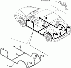 CABLE HARNESS (REAR SEAT)