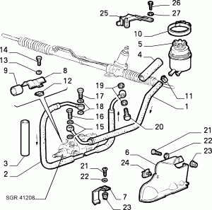 POWER STEERING HYDRAULIC SYSTEM 