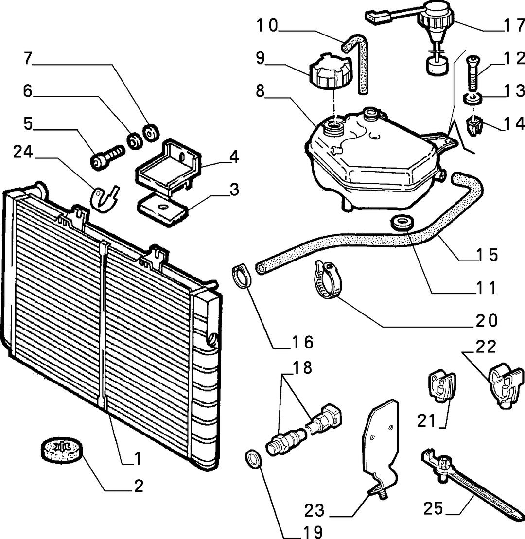 RADIATOR AND PIPING 6