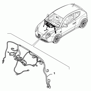 CABLE SET (CENTRAL PART)