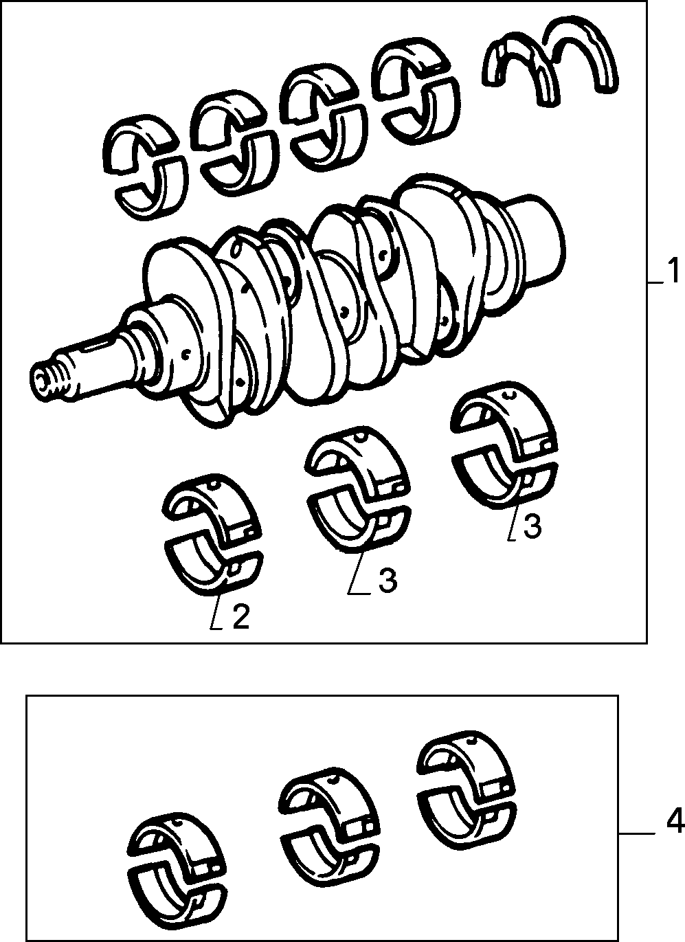 CRANKSHAFT AND FLYWHEEL 4