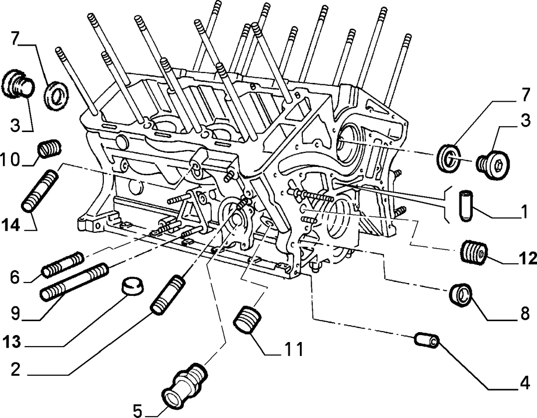 BLOCK AND CYLINDER HEAD 14