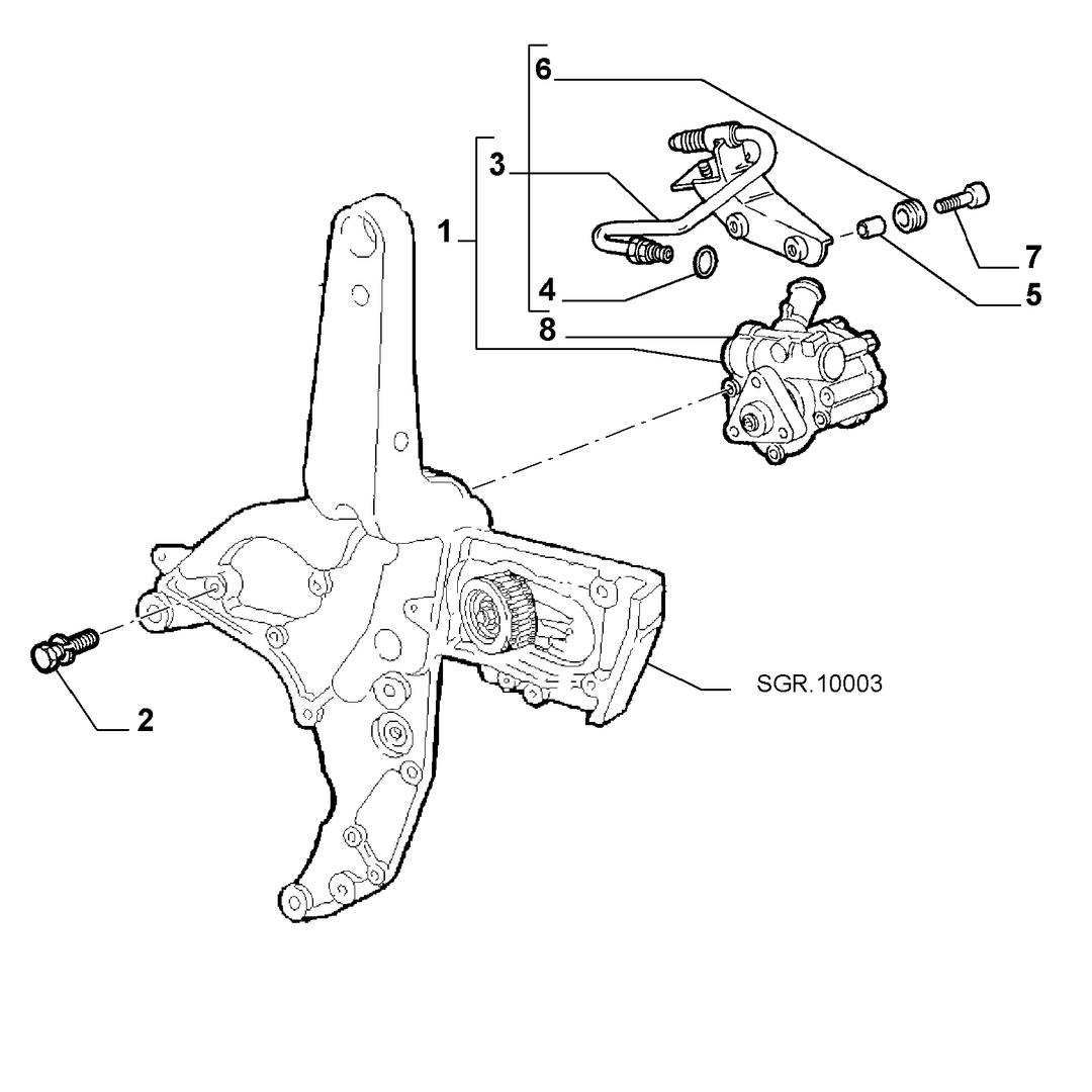 POWER STEERING PUMP 5