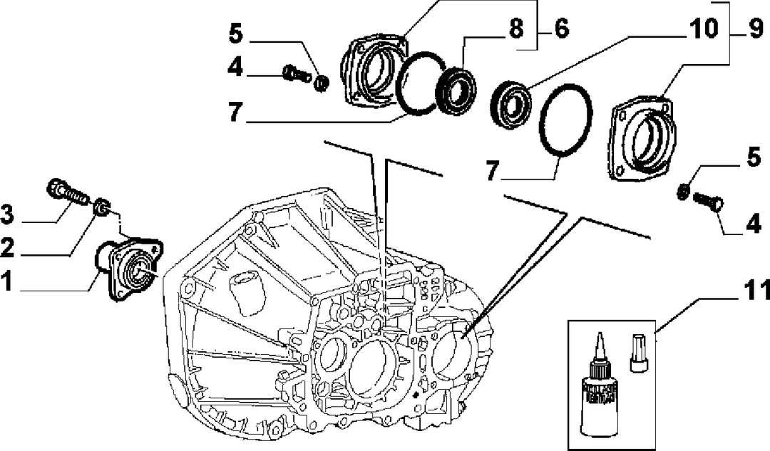 TRANSMISSION AND DIFFERENTIAL UNIT, CASING AND COVERS 9