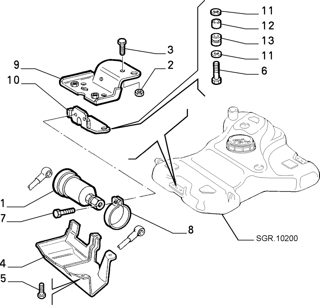 FUEL TANK PIPING 12