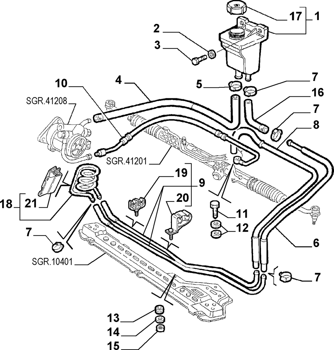 POWER STEERING HYDRAULIC SYSTEM 3