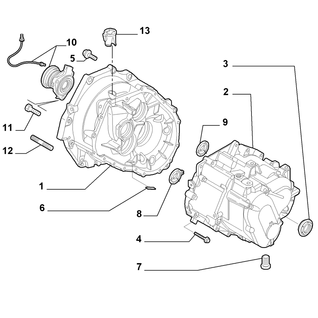 TRANSMISSION AND DIFFERENTIAL UNIT, CASING AND COVERS 5