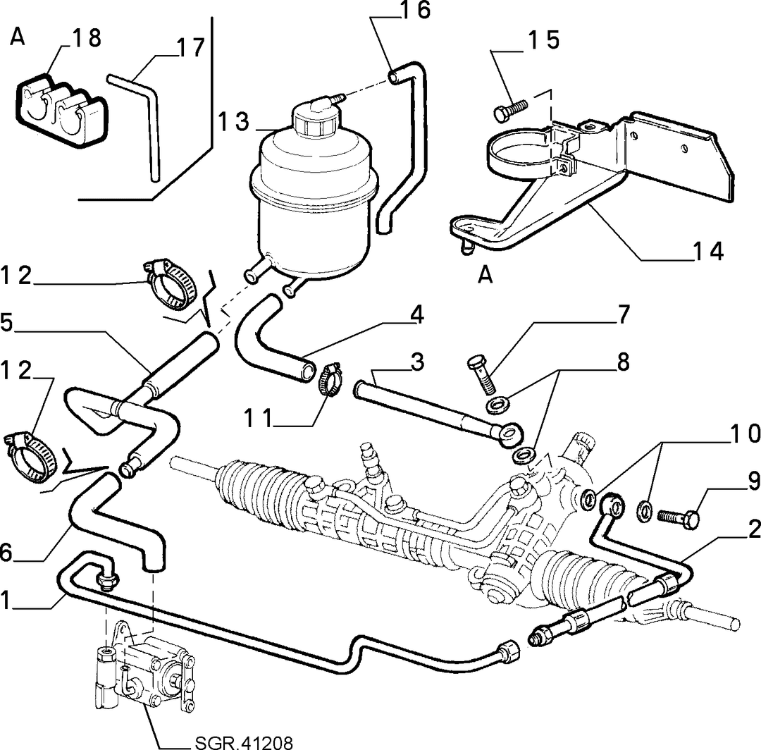POWER STEERING HYDRAULIC SYSTEM 2