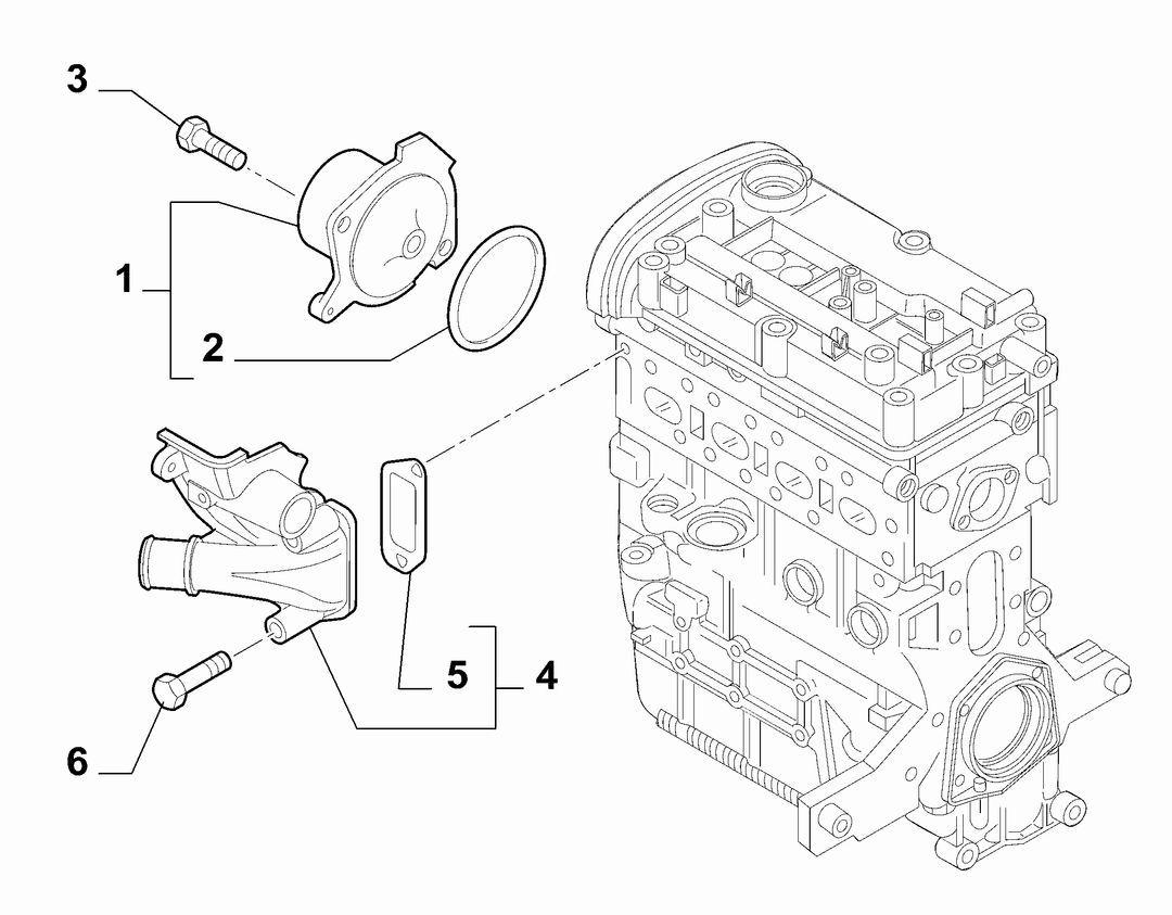 WATER PUMP AND GASKETS