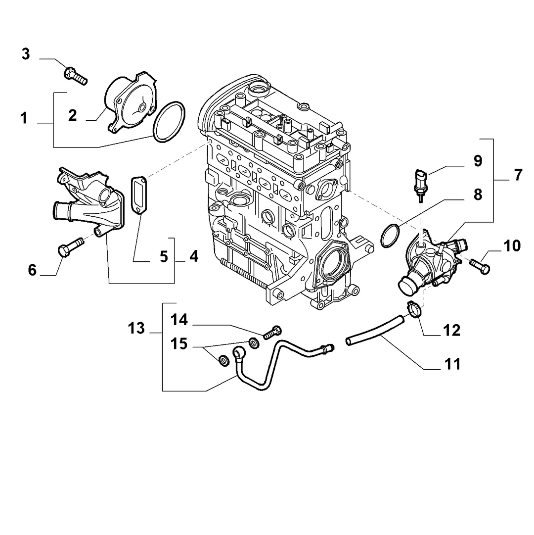 WATER PUMP AND LINES 6