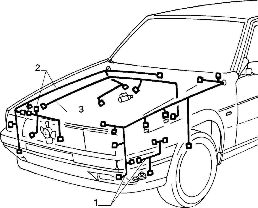 CABLE HARNESS (FRONT) 7