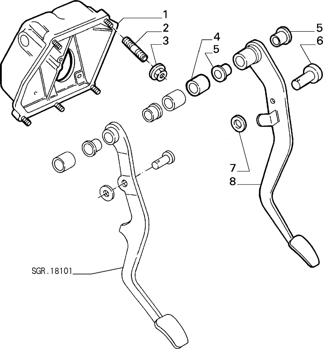 BRAKE PEDAL CONTROL 1